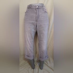 A Simply Vera Vera Wang Straight Leg Capri Jeans